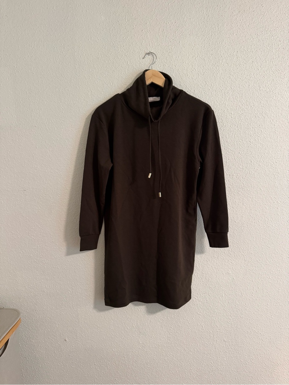 Mango Hooded Sweatshirt Dress